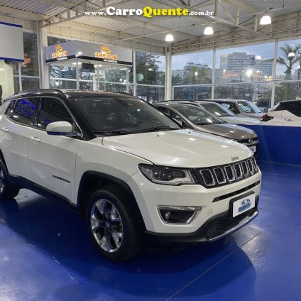 JEEP   COMPASS LIMITED 2.0 4X2 FLEX 16V AUT.   BRANCO 2018 2.0 FLEX