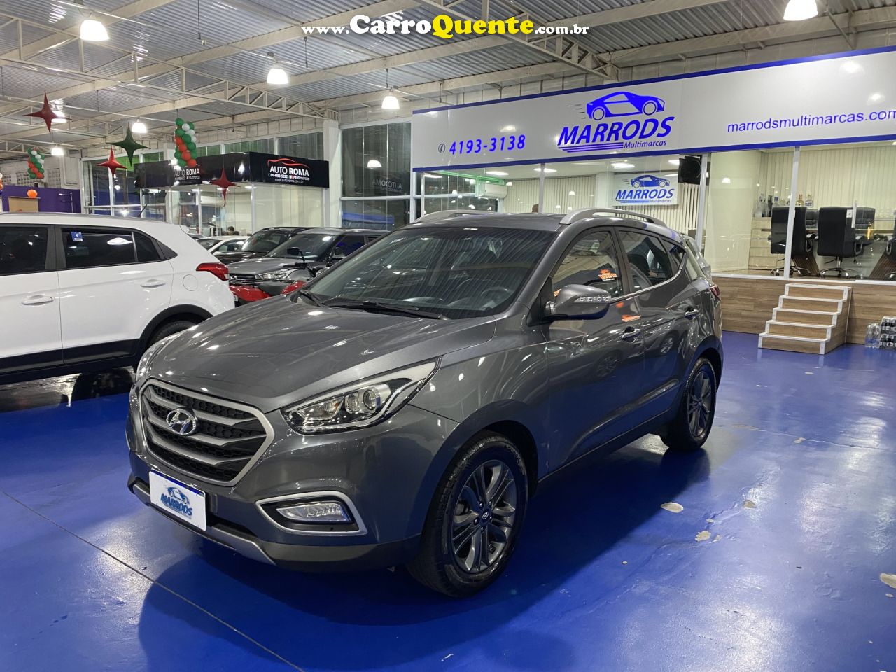 HYUNDAI   IX35 GL 2.0 16V 2WD FLEX AUT.   CINZA 2018 2.0 FLEX - Loja