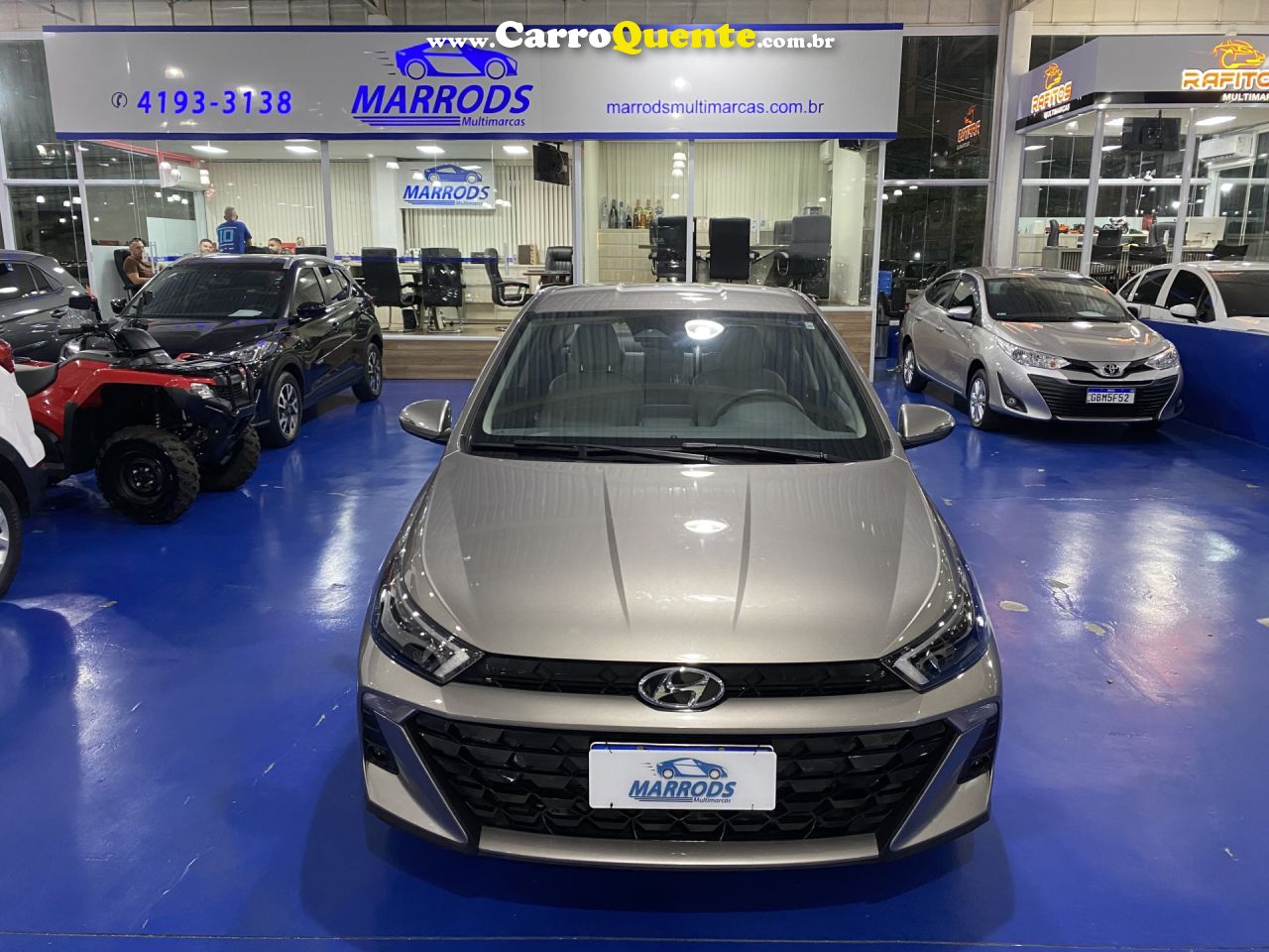 HYUNDAI   HB20S PLATINUM PLUS 1.0 TB FLEX 12V AUT.   PRATA 2024 1.0 FLEX - Loja