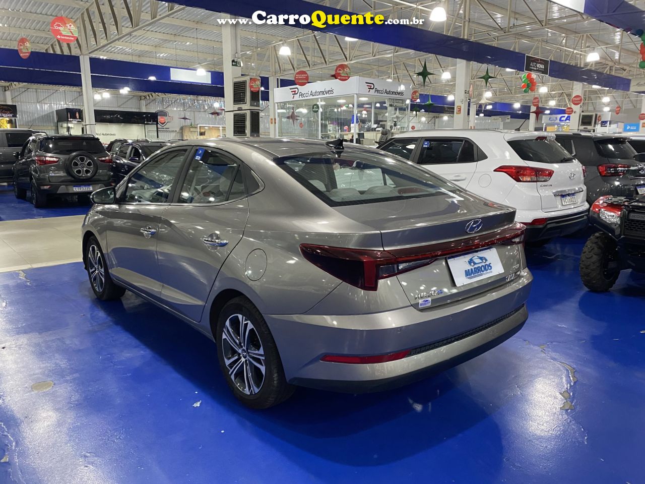 HYUNDAI   HB20S PLATINUM PLUS 1.0 TB FLEX 12V AUT.   PRATA 2024 1.0 FLEX - Loja