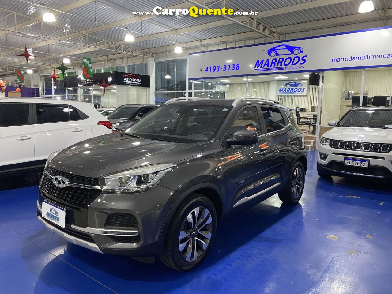 CHERY   TIGGO 5X TXS 1.5 16V TURBO FLEX AUT.   CINZA 2021 1.5 FLEX - Loja