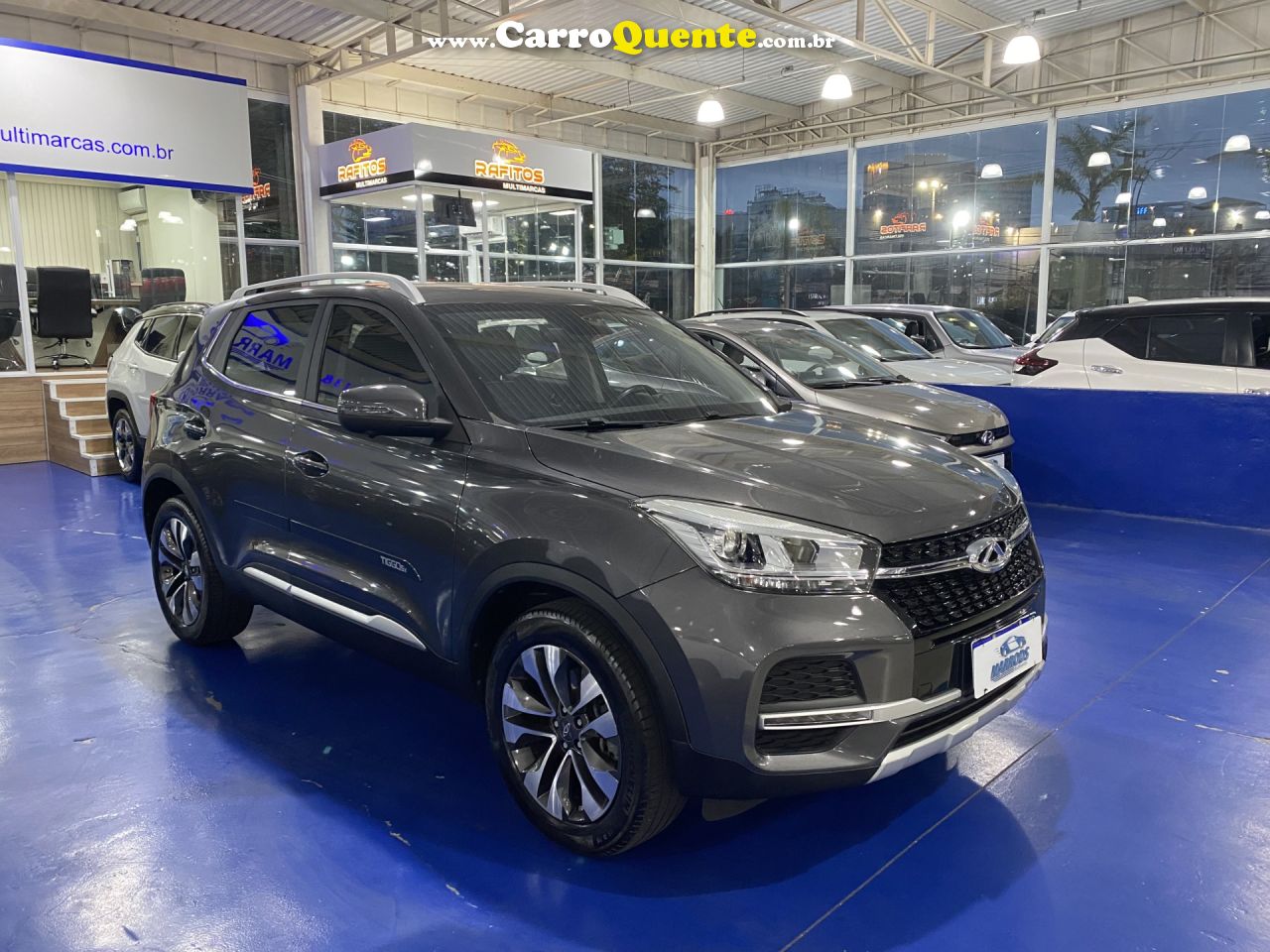 CHERY   TIGGO 5X TXS 1.5 16V TURBO FLEX AUT.   CINZA 2022 1.5 FLEX - Loja