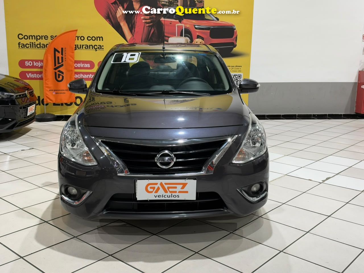 NISSAN VERSA 1.6 16V UNIQUE 2018 - Loja