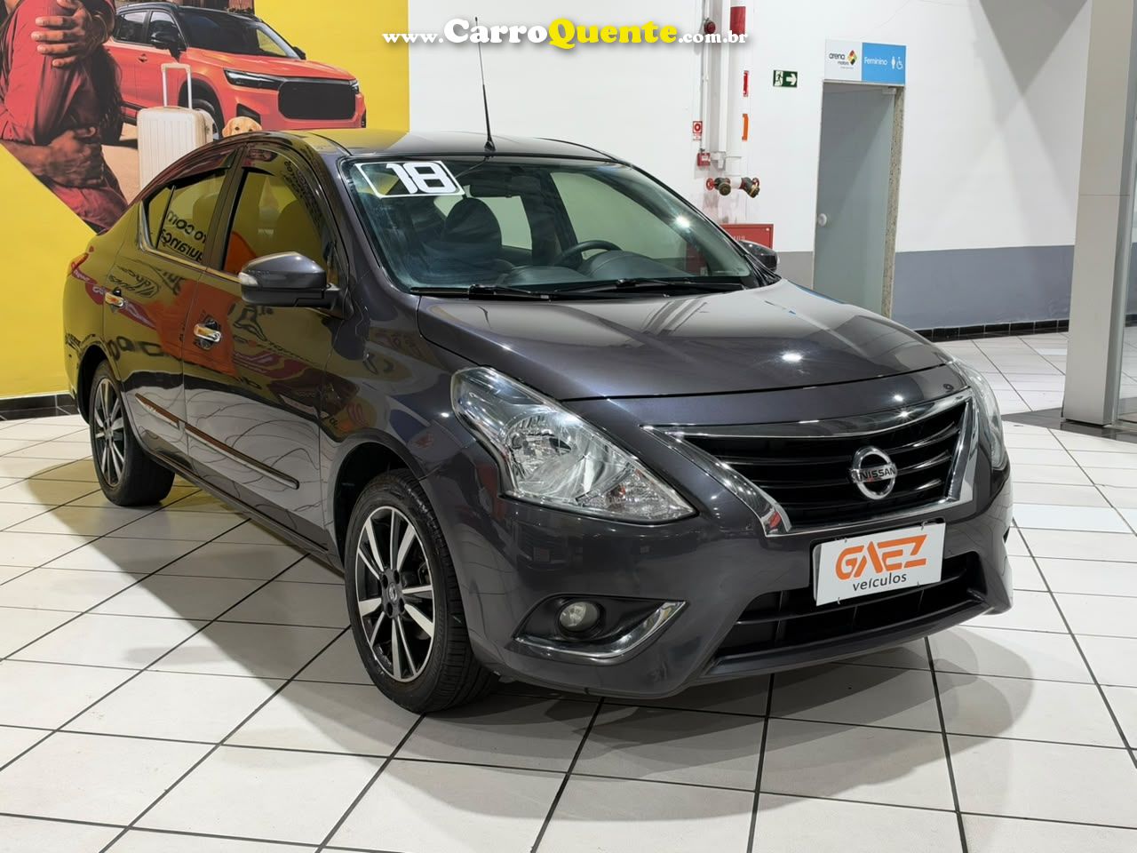 NISSAN VERSA 1.6 16V UNIQUE 2018 - Loja