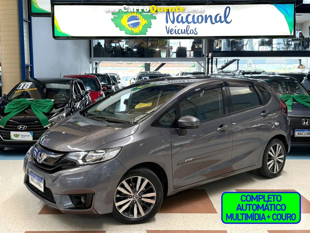 HONDA FIT 2015 1.5 EXL + MULTIMÍDIA E COURO 2015 - Loja