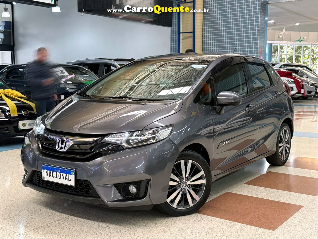 HONDA FIT 2015 1.5 EXL + MULTIMÍDIA E COURO 2015 - Loja