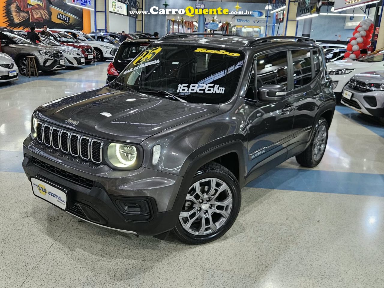 JEEP RENEGADE 1.3 T270 TURBO LONGITUDE * C/ 16.826 Km Apenas * 2025 - Loja