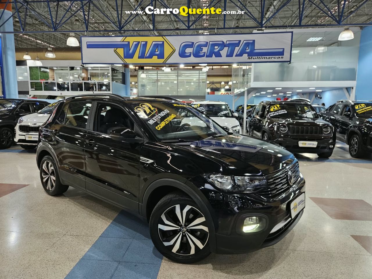 VOLKSWAGEN T-CROSS 1.0 200 TSI TOTAL FLEX COMFORTLINE  * Painel TFT 2022 - Loja