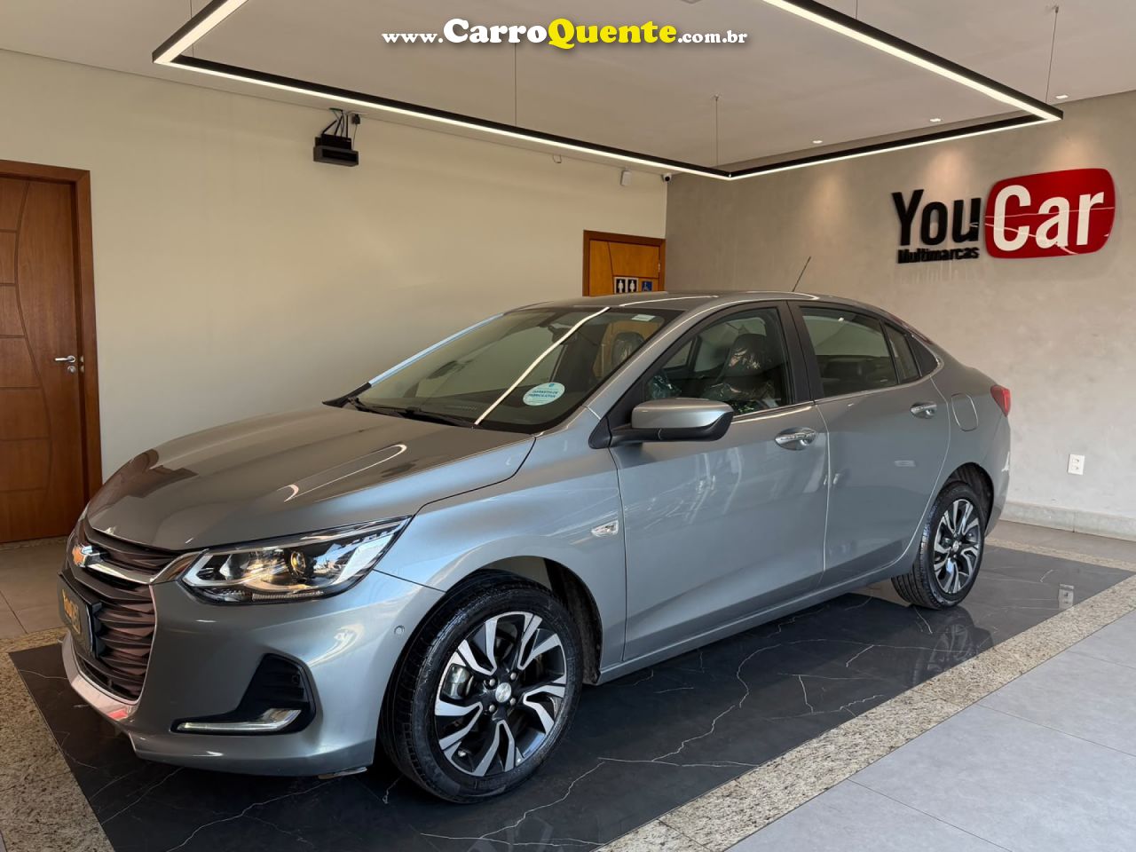 CHEVROLET   ONIX SED. PLUS PREM. 1.0 12V TB FLEX AUT   PRATA 2025 1.0 FLEX - Loja