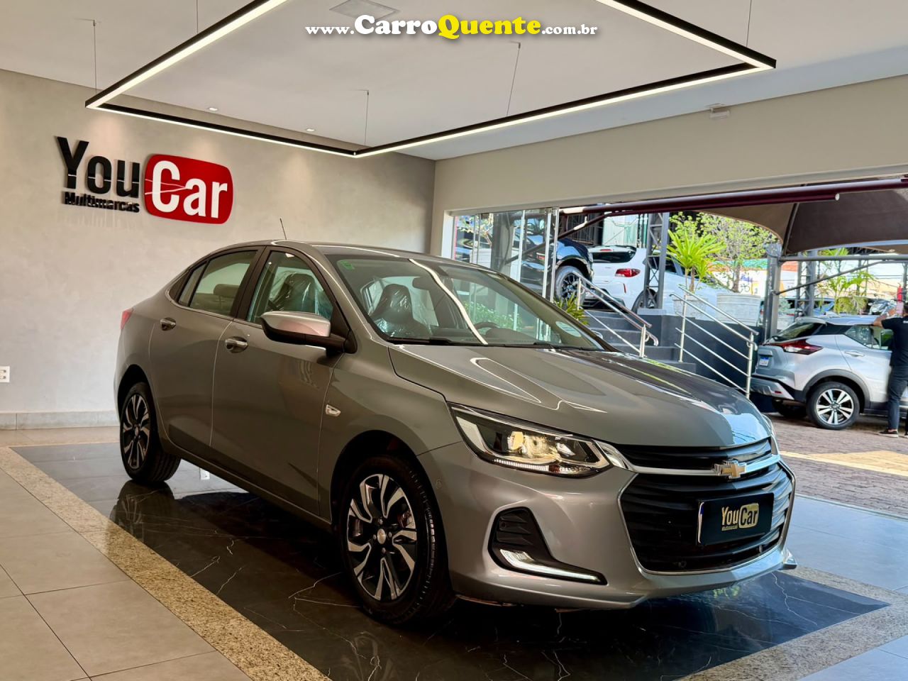 CHEVROLET   ONIX SED. PLUS PREM. 1.0 12V TB FLEX AUT   PRATA 2025 1.0 FLEX - Loja