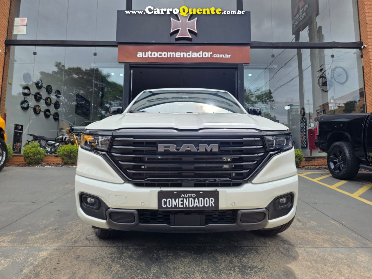 RAM   RAMPAGE LARAMIE 2.0 TURBO CD 4X4 AUT.   BRANCO 2027 2.0 FLEX - Loja