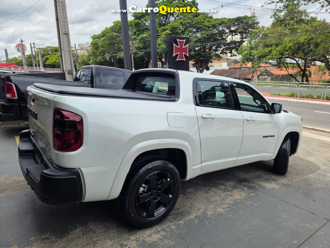 RAM   RAMPAGE LARAMIE 2.0 TURBO CD 4X4 AUT.   BRANCO 2027 2.0 FLEX - Loja