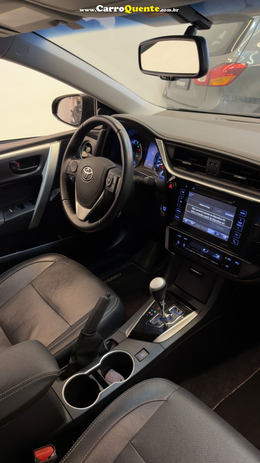 TOYOTA   COROLLA XEI 2.0 FLEX 16V AUT.   PRETO 2019 2.0 FLEX - Loja