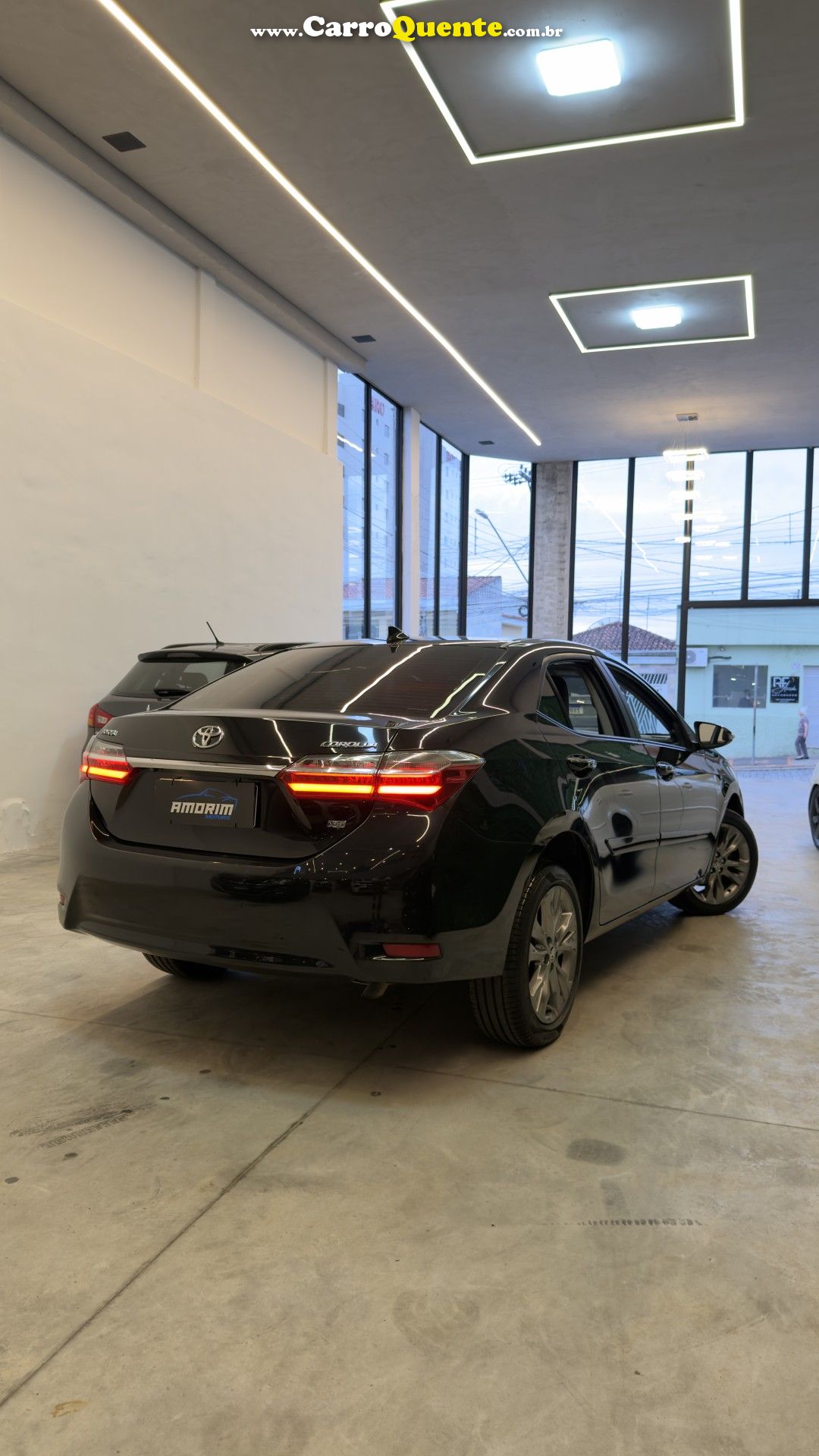 TOYOTA   COROLLA XEI 2.0 FLEX 16V AUT.   PRETO 2019 2.0 FLEX - Loja