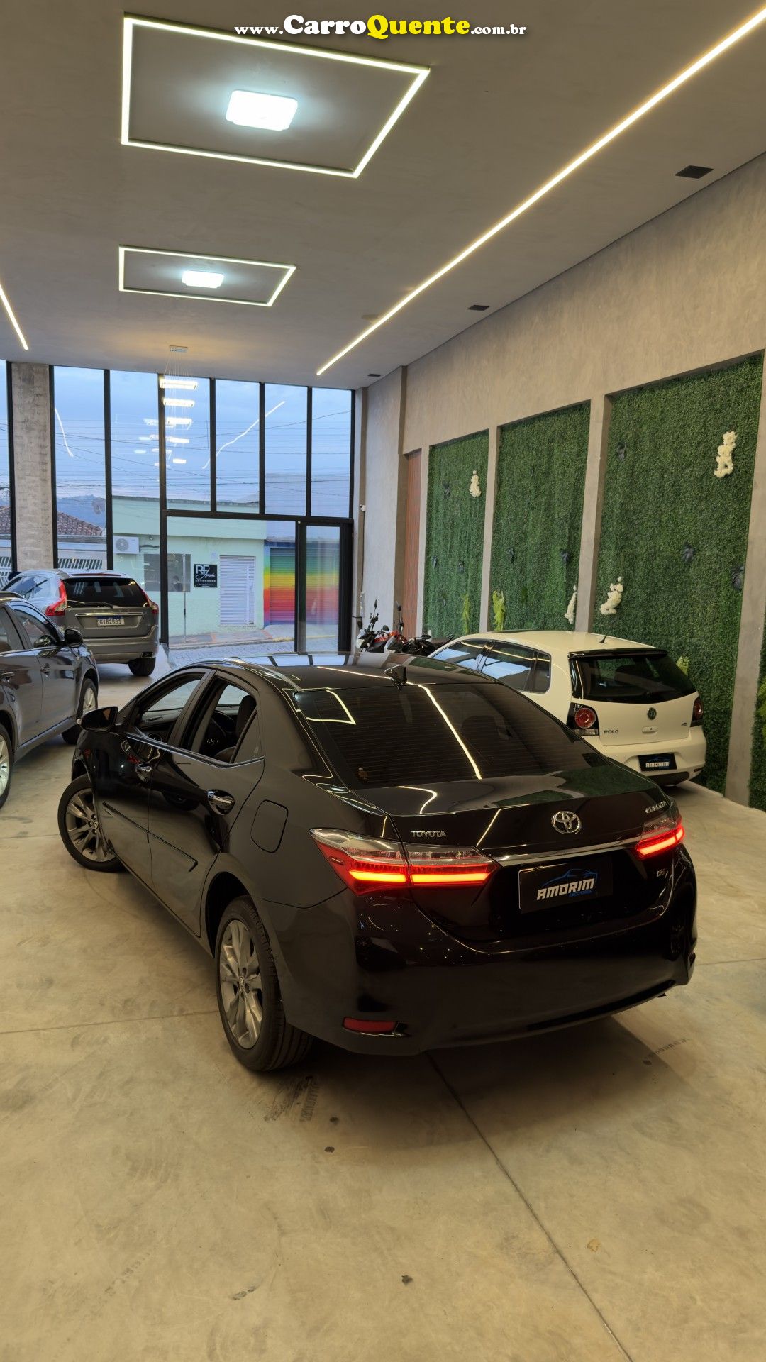 TOYOTA   COROLLA XEI 2.0 FLEX 16V AUT.   PRETO 2019 2.0 FLEX - Loja