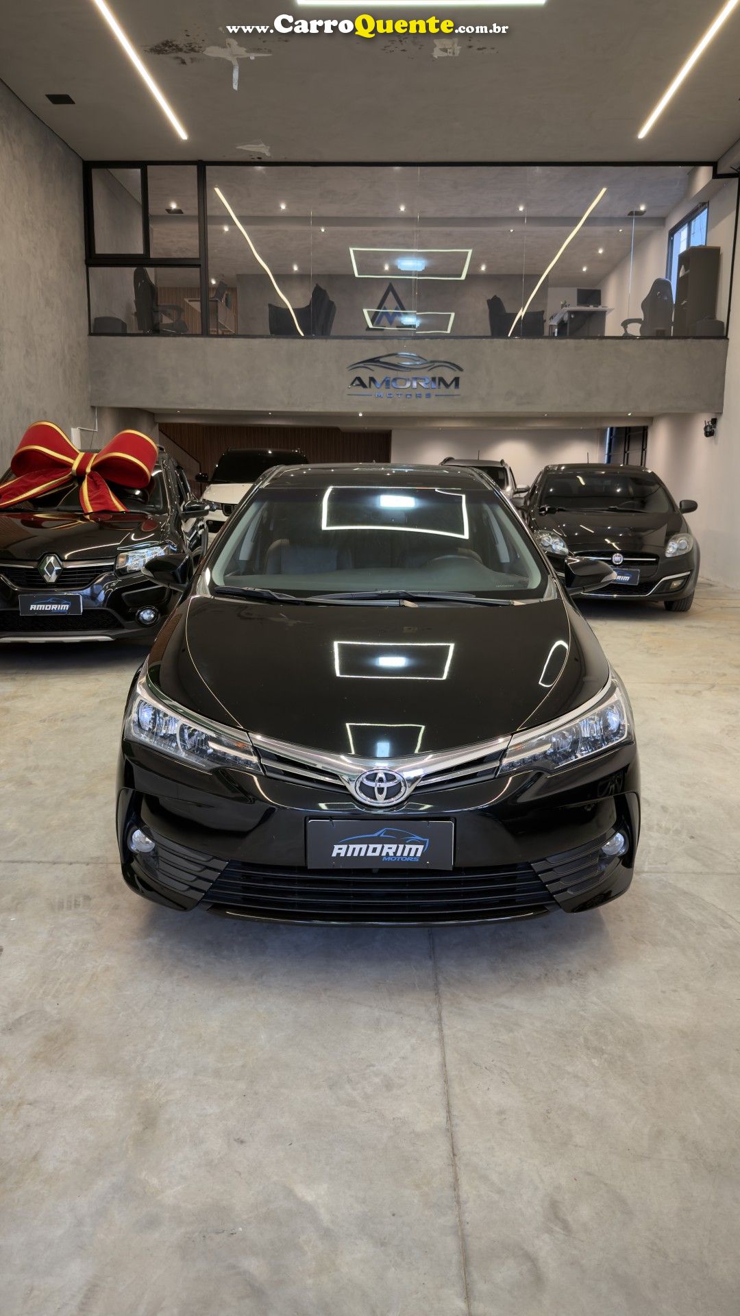 TOYOTA   COROLLA XEI 2.0 FLEX 16V AUT.   PRETO 2019 2.0 FLEX - Loja