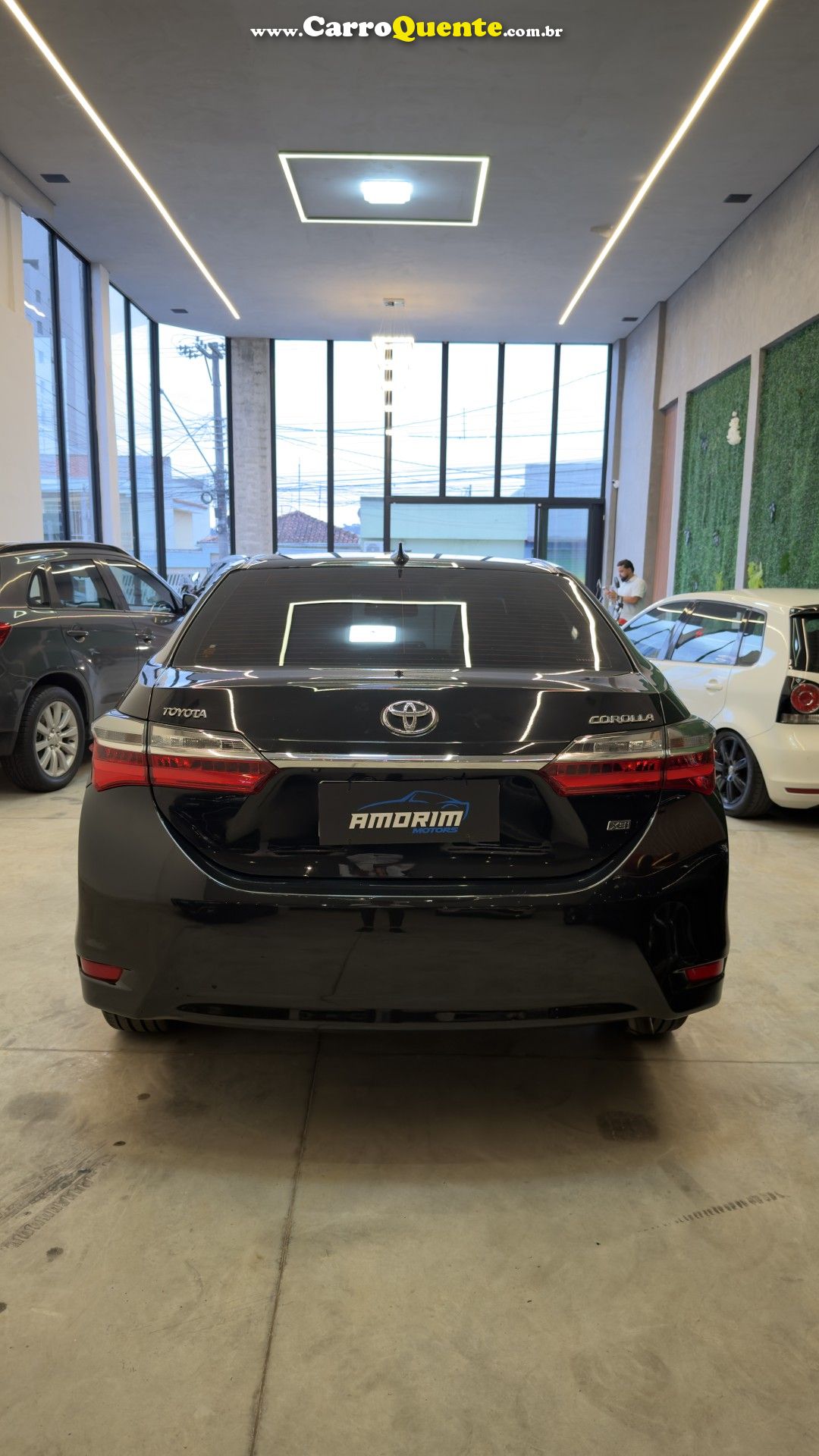 TOYOTA   COROLLA XEI 2.0 FLEX 16V AUT.   PRETO 2019 2.0 FLEX - Loja