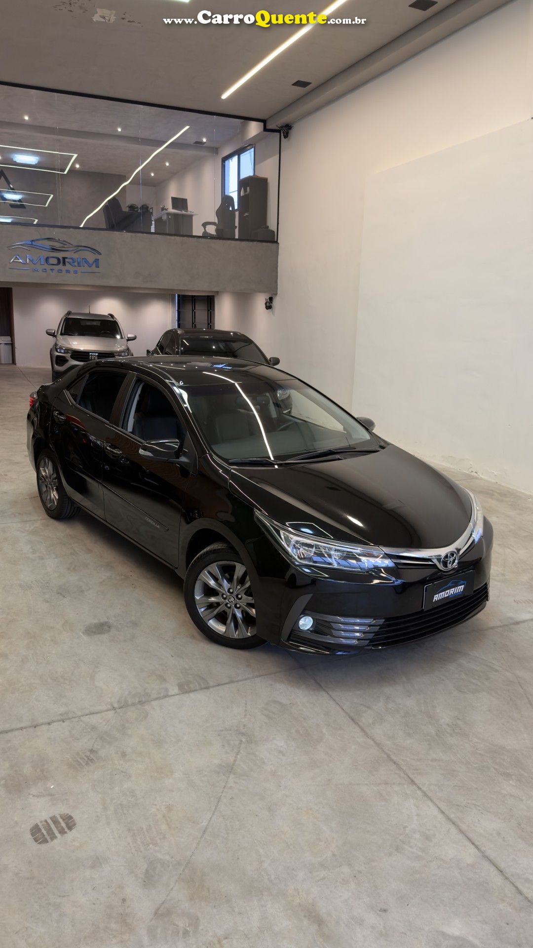 TOYOTA   COROLLA XEI 2.0 FLEX 16V AUT.   PRETO 2019 2.0 FLEX - Loja