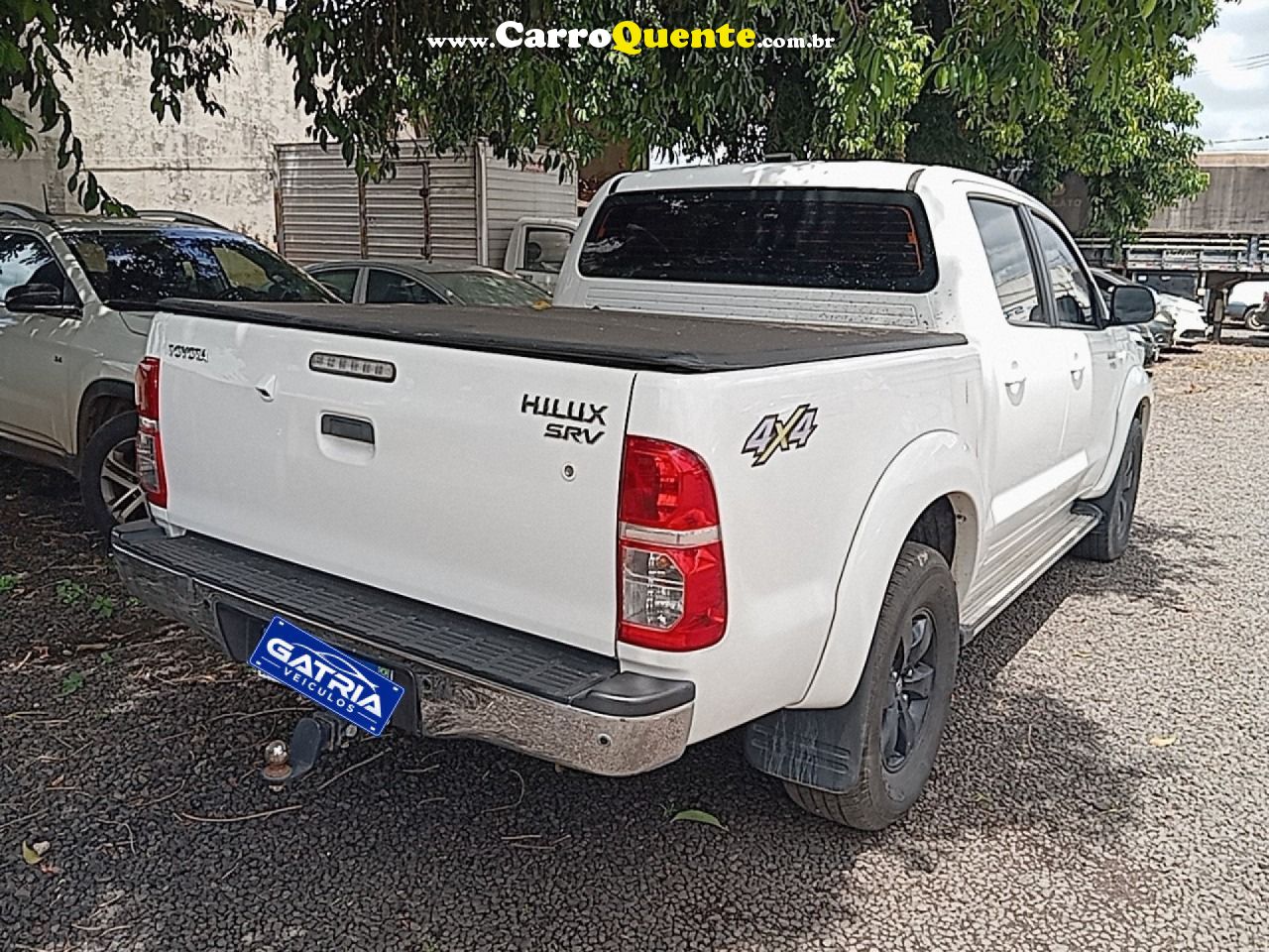 TOYOTA   HILLUX CD 4X4 SRV   BRANCO 2013 163CV26 FLEX - Loja