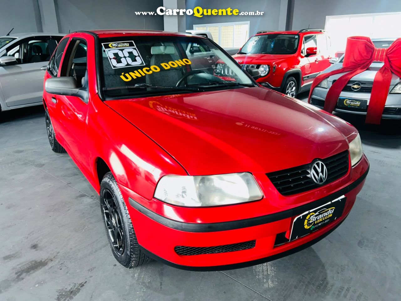 VOLKSWAGEN   GOL 1.0 PLUS 16V 2P   VERMELHO 2000 1.0 GASOLINA - Loja