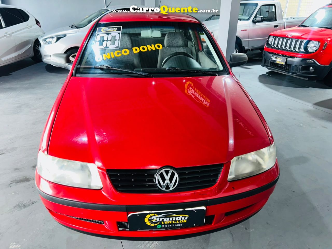 VOLKSWAGEN   GOL 1.0 PLUS 16V 2P   VERMELHO 2000 1.0 GASOLINA - Loja
