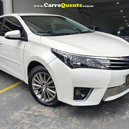 TOYOTA   COROLLA XEI 2.0 FLEX 16V AUT.   BRANCO 2015 2.0 FLEX