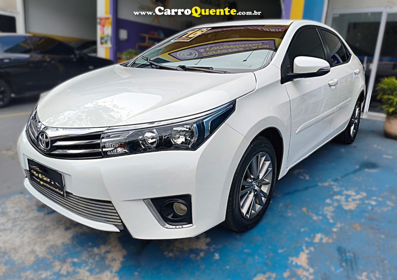 TOYOTA   COROLLA XEI 2.0 FLEX 16V AUT.   BRANCO 2015 2.0 FLEX - Loja