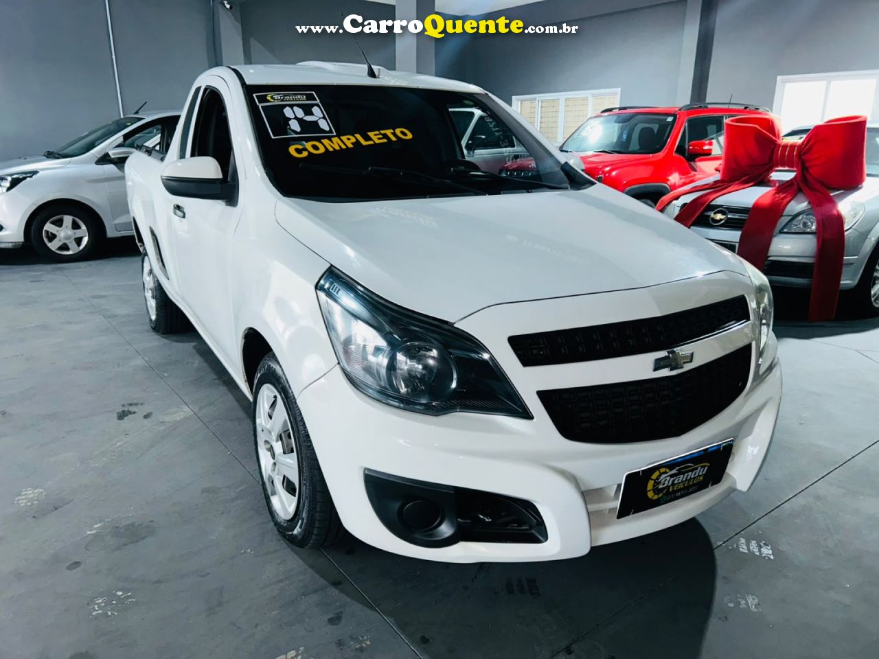CHEVROLET   MONTANA LS 1.4 ECONOFLEX 8V 2P   BRANCO 2014 1.4 GASOLINA - Loja