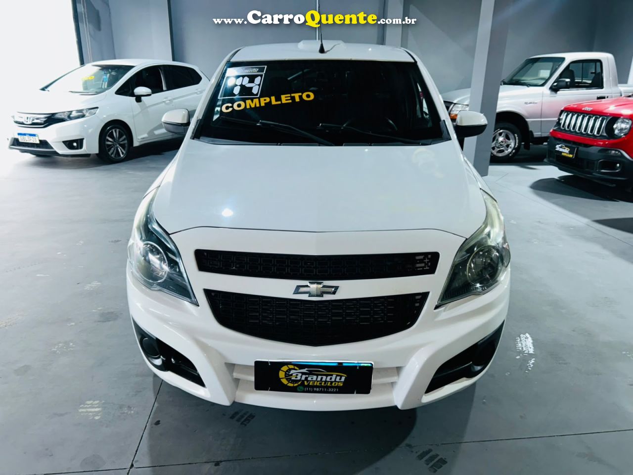 CHEVROLET   MONTANA LS 1.4 ECONOFLEX 8V 2P   BRANCO 2014 1.4 GASOLINA - Loja
