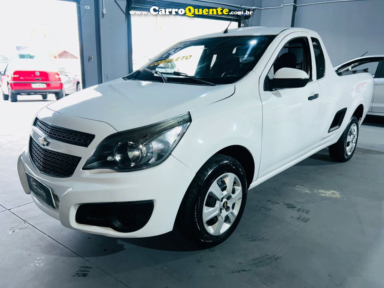 CHEVROLET   MONTANA LS 1.4 ECONOFLEX 8V 2P   BRANCO 2014 1.4 GASOLINA - Loja