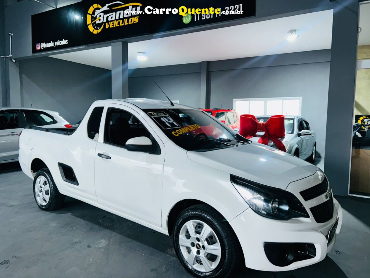 CHEVROLET   MONTANA LS 1.4 ECONOFLEX 8V 2P   BRANCO 2014 1.4 GASOLINA - Loja