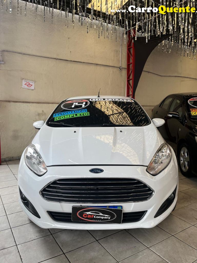FORD   FIESTA 1.6 16V FLEX AUT. 5P   BRANCO 2014 1.6 FLEX - Loja