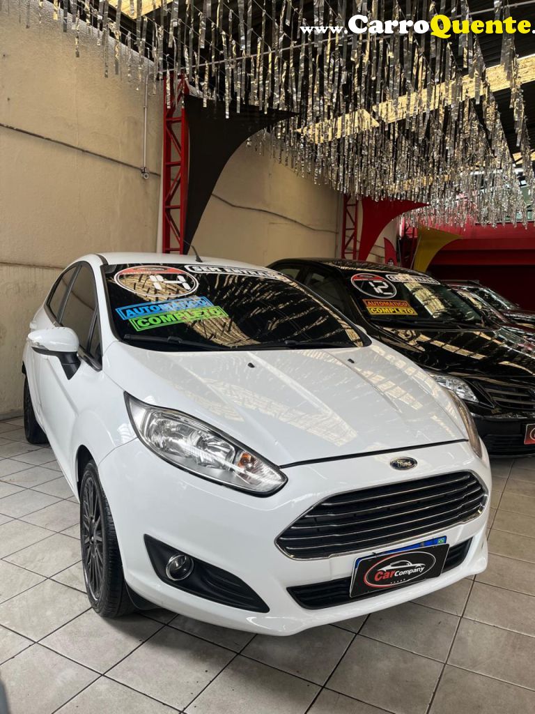 FORD   FIESTA 1.6 16V FLEX AUT. 5P   BRANCO 2014 1.6 FLEX - Loja