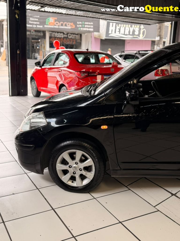 NISSAN   TIIDA S 1.81.8 FLEX 16V AUT.   PRETO 2009 1.8 FLEX - Loja