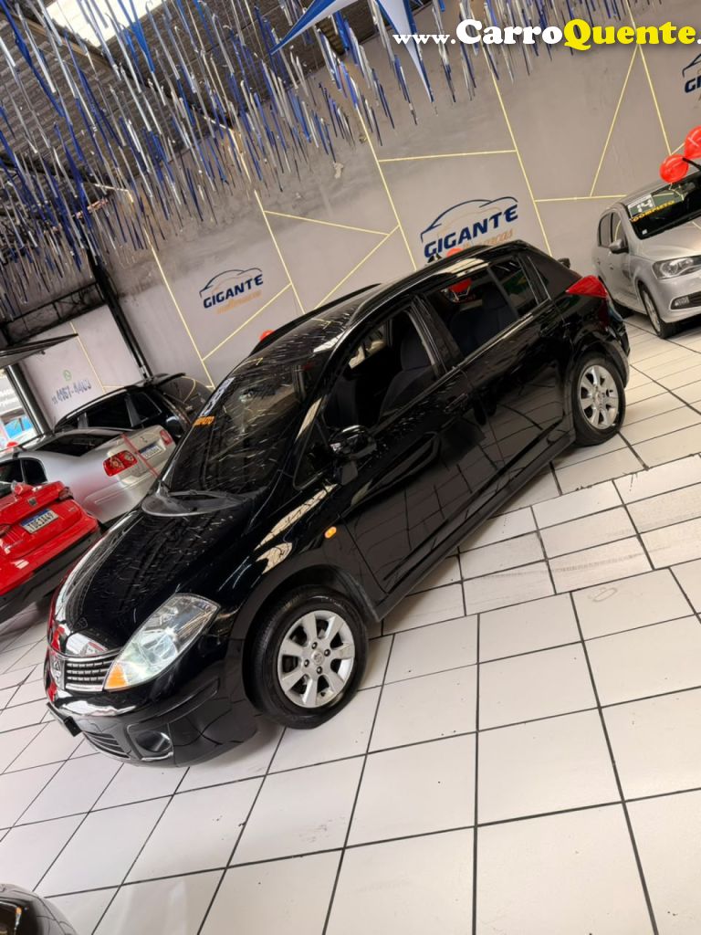 NISSAN   TIIDA S 1.81.8 FLEX 16V AUT.   PRETO 2009 1.8 FLEX - Loja