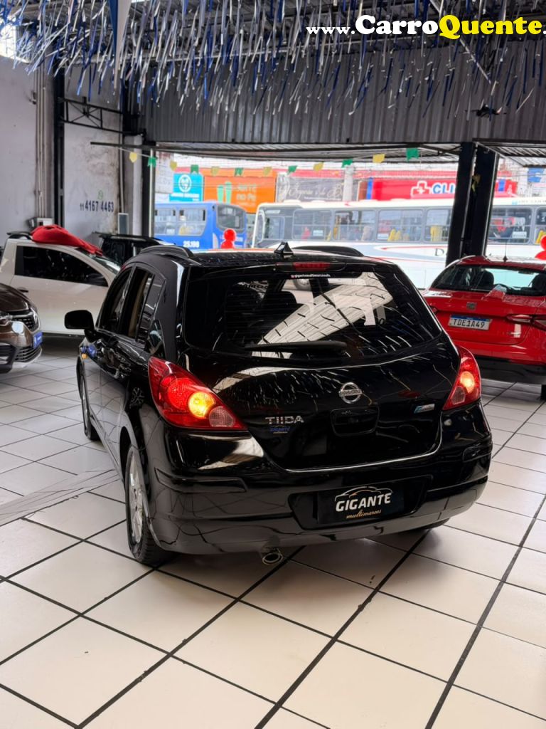NISSAN   TIIDA S 1.81.8 FLEX 16V AUT.   PRETO 2009 1.8 FLEX - Loja