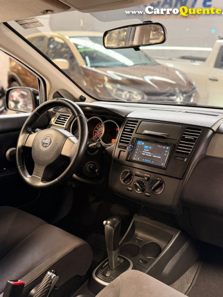 NISSAN   TIIDA S 1.81.8 FLEX 16V AUT.   PRETO 2009 1.8 FLEX - Loja