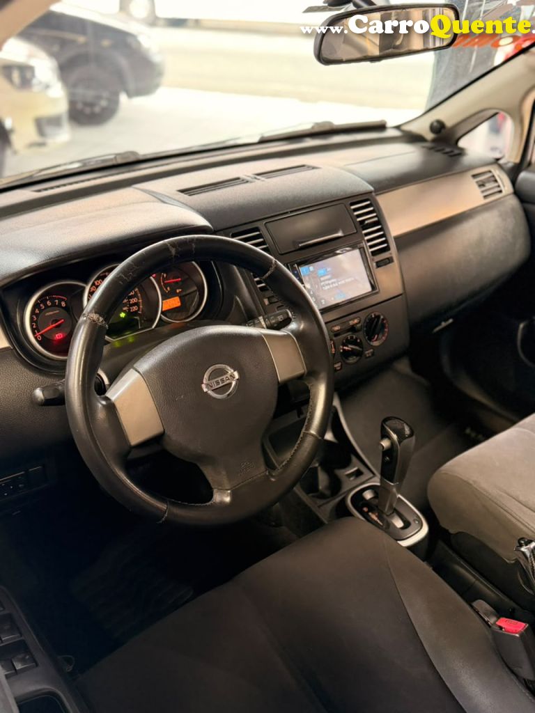 NISSAN   TIIDA S 1.81.8 FLEX 16V AUT.   PRETO 2009 1.8 FLEX - Loja