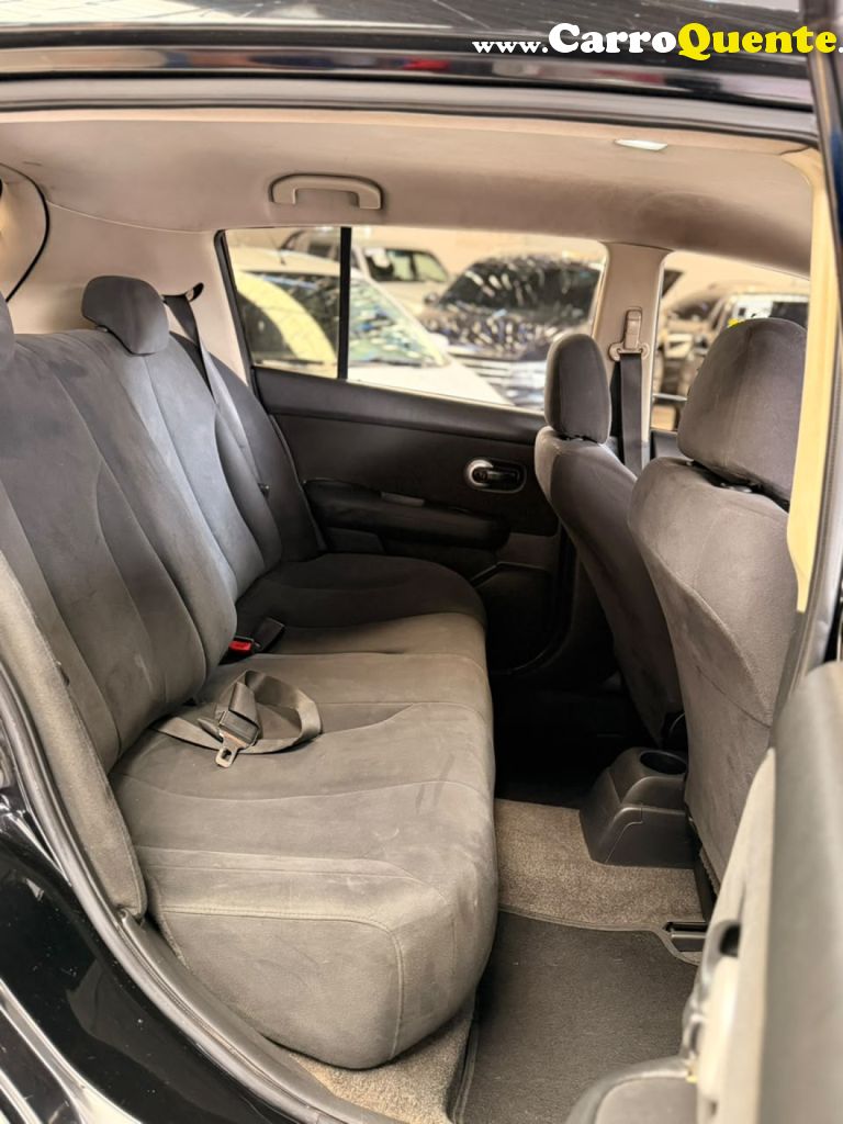 NISSAN   TIIDA S 1.81.8 FLEX 16V AUT.   PRETO 2009 1.8 FLEX - Loja