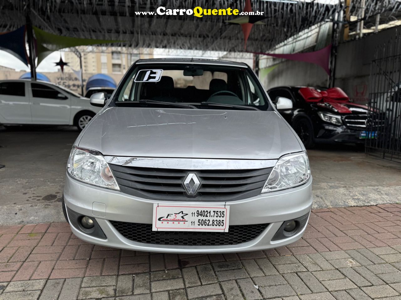 RENAULT   LOGAN EXPRES.EXP. UP HI-FLEX 1.0 16V 4P   PRATA 2013 1.0 FLEX - Loja