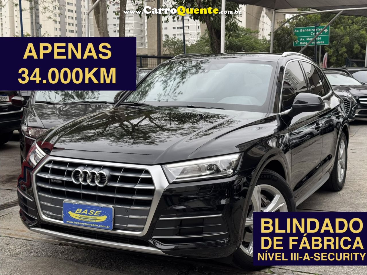 AUDI   Q5 AMBIENTE 2.0 TFSI QUATTRO S TRONIC   PRETO 2018 2.0 GASOLINA - Loja
