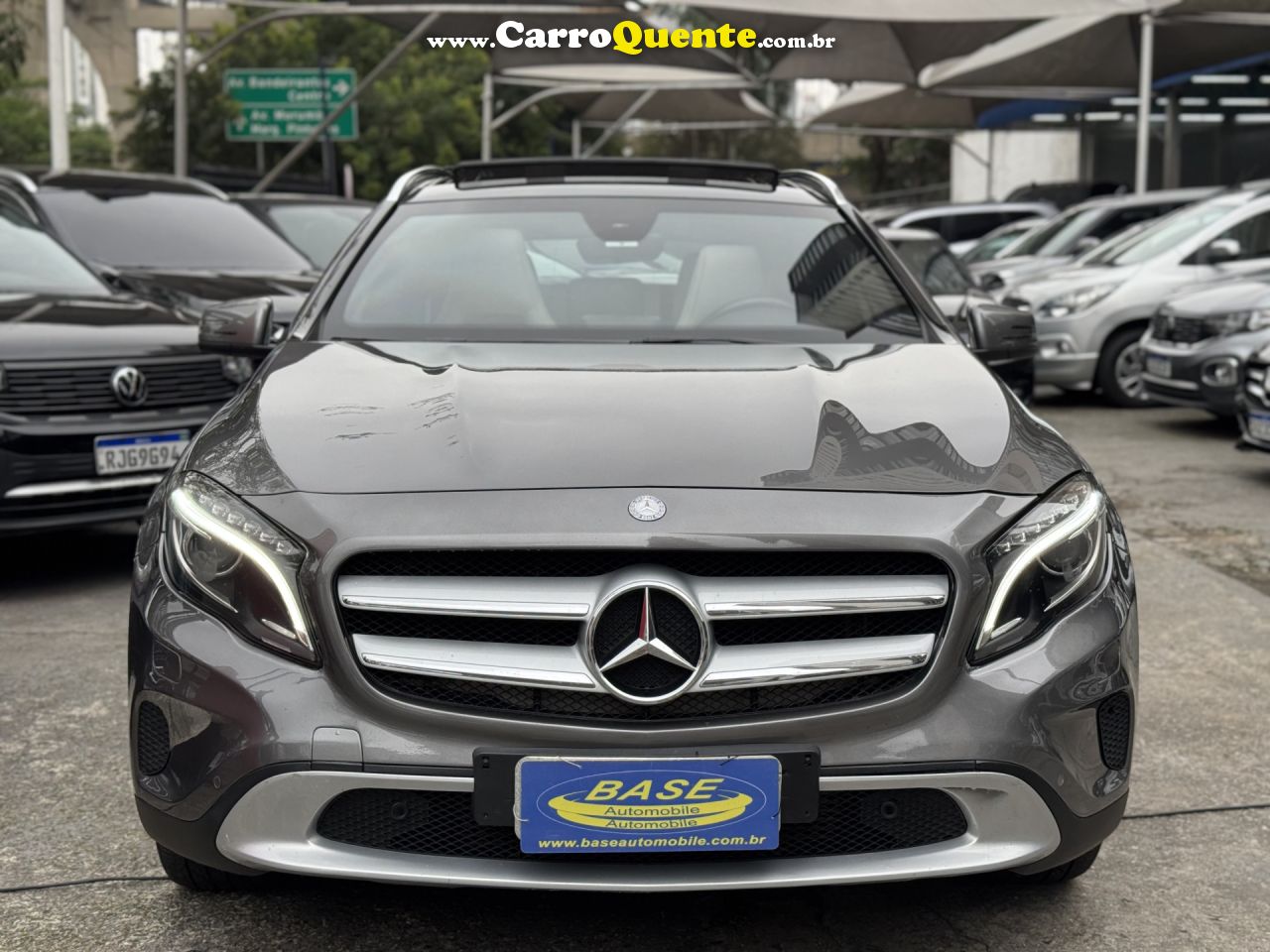 MERCEDES-BENZ   GLA 200 VISION 1.61.6 TB 16V FLEX AUT.   CINZA 2015 1.6 T FLEX - Loja