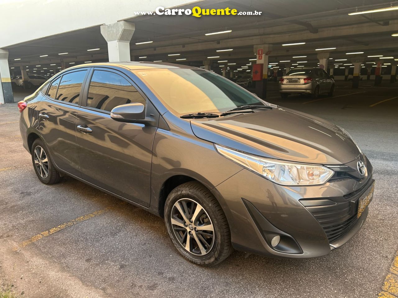 TOYOTA   YARIS XS CONNECT 1.5 FLEX 16V 5P AUT.   CINZA 2022 1.5 FLEX - Loja