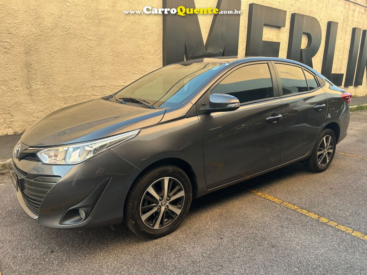TOYOTA   YARIS XS CONNECT 1.5 FLEX 16V 5P AUT.   CINZA 2022 1.5 FLEX - Loja