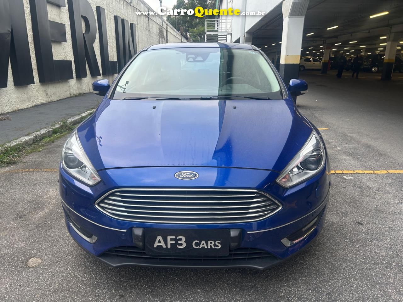 FORD   FOCUS TITATITA PLUS 2.0  FLEX 5P AUT.   AZUL 2018 2.0 FLEX - Loja