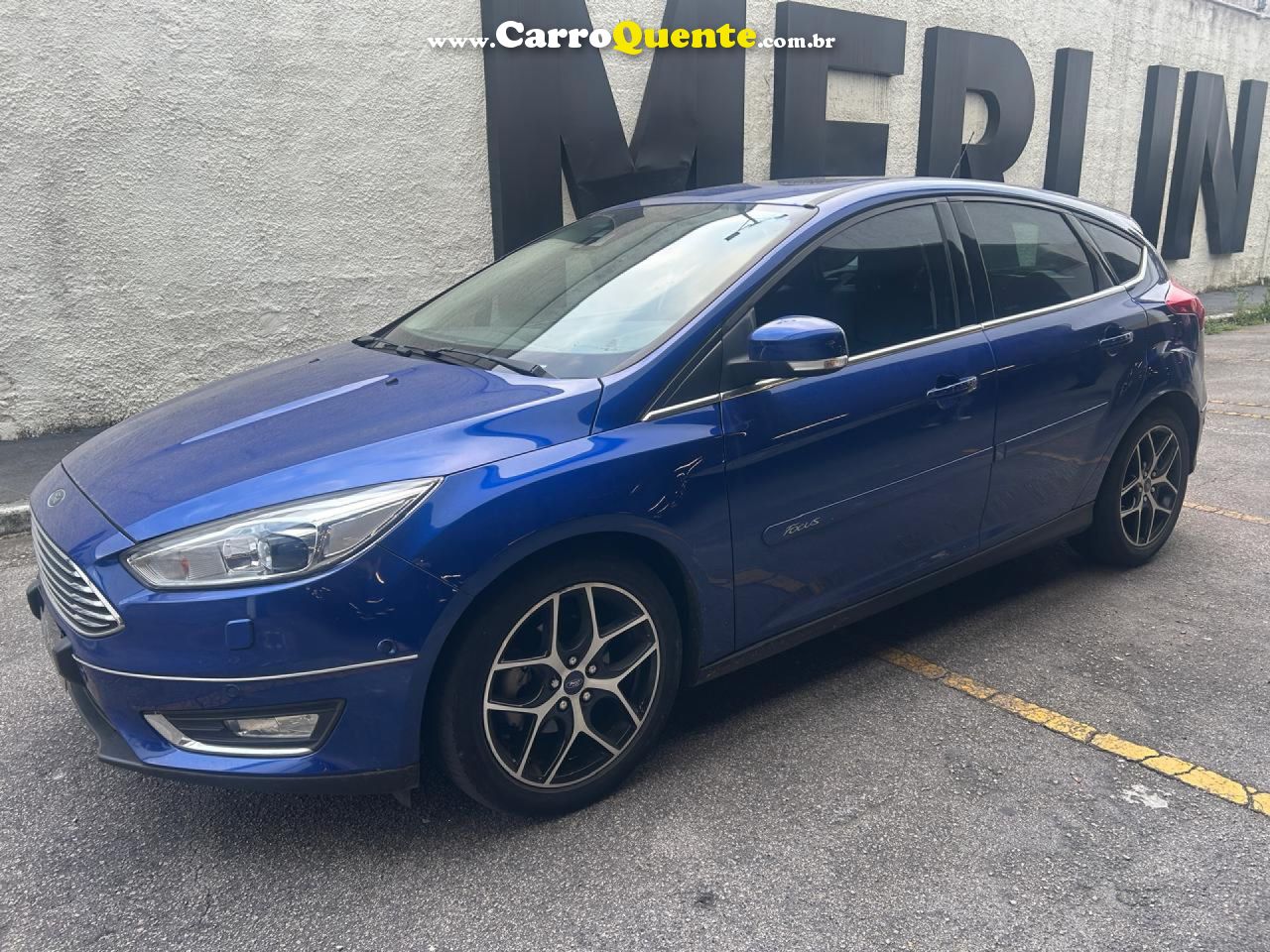 FORD   FOCUS TITATITA PLUS 2.0  FLEX 5P AUT.   AZUL 2018 2.0 FLEX - Loja