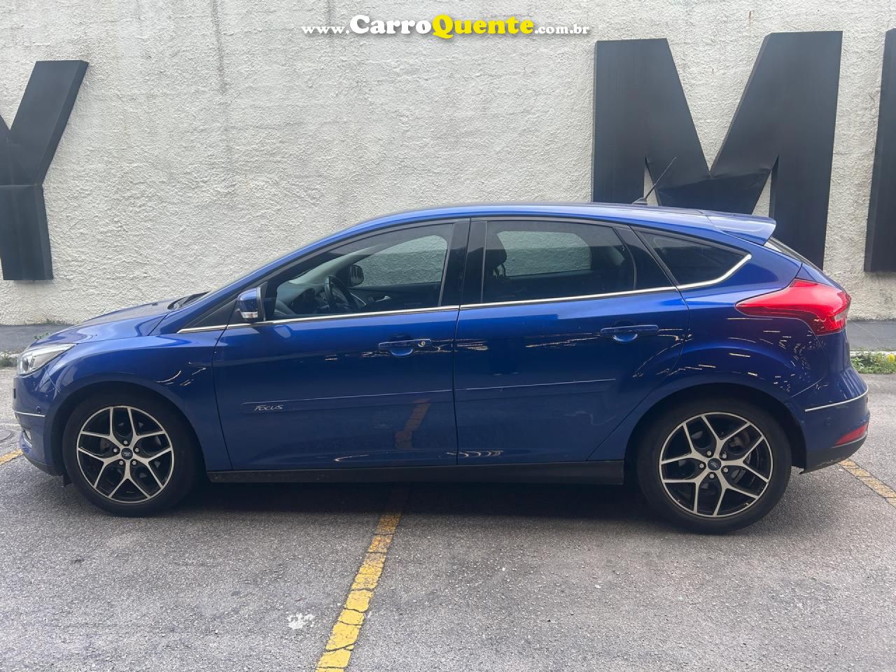 FORD   FOCUS TITATITA PLUS 2.0  FLEX 5P AUT.   AZUL 2018 2.0 FLEX - Loja