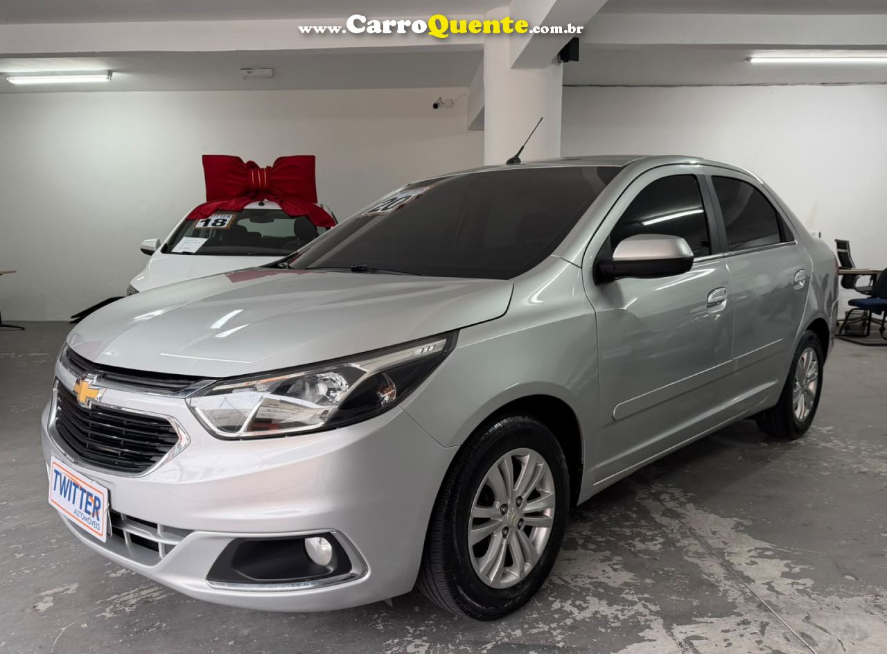 CHEVROLET   COBALT LTZ 1.8 8V ECONO.FLEX 4P AUT.   PRATA 2020 1.8 FLEX - Loja