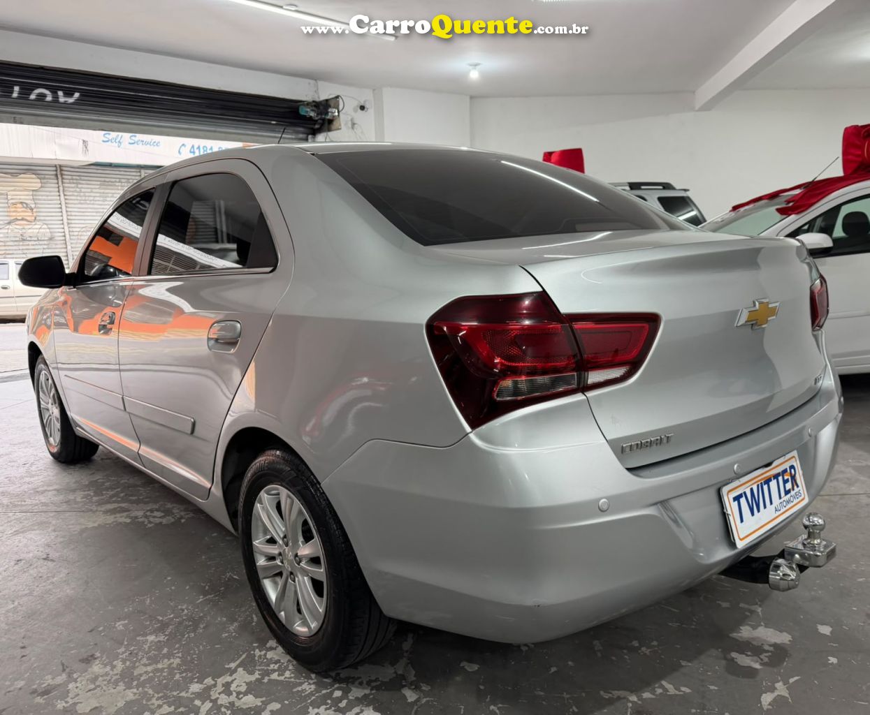 CHEVROLET   COBALT LTZ 1.8 8V ECONO.FLEX 4P AUT.   PRATA 2020 1.8 FLEX - Loja