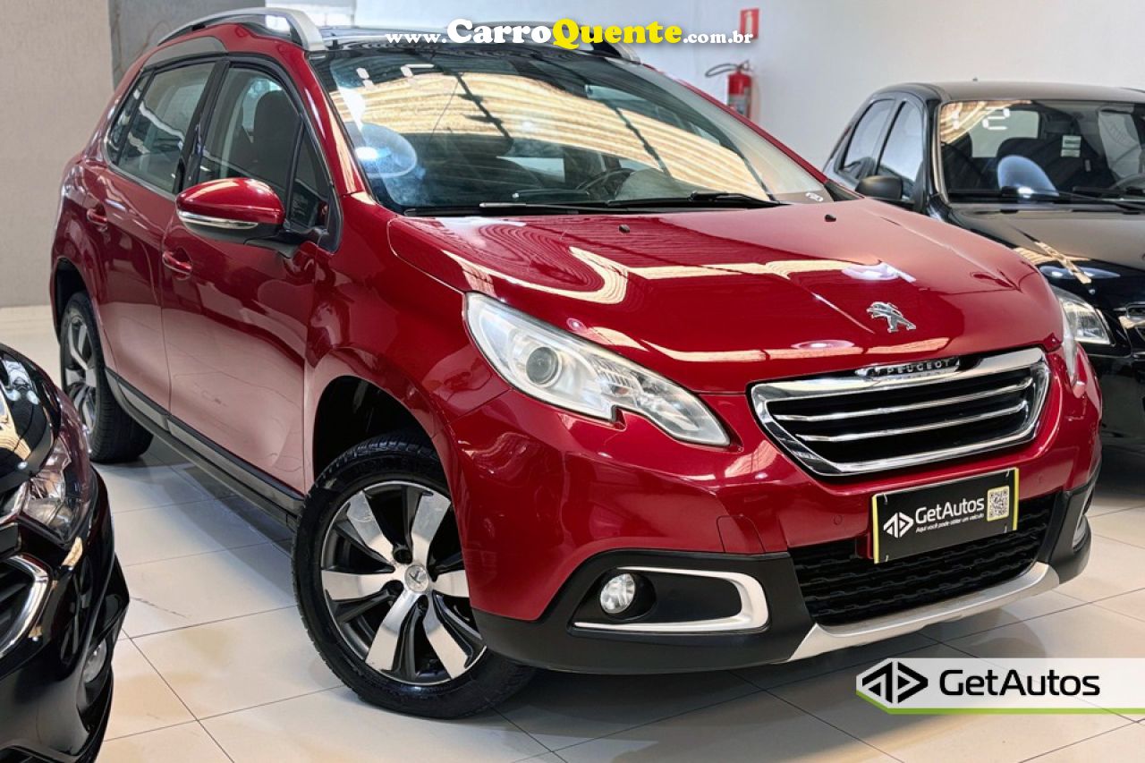 PEUGEOT   2008 GRIFFE 1.6 FLEX 16V 5P AUT.   VERMELHO 2016 1.6 FLEX - Loja